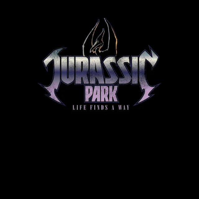 Jurassic Park Life Finds A Way Men's T-Shirt - Schwarz