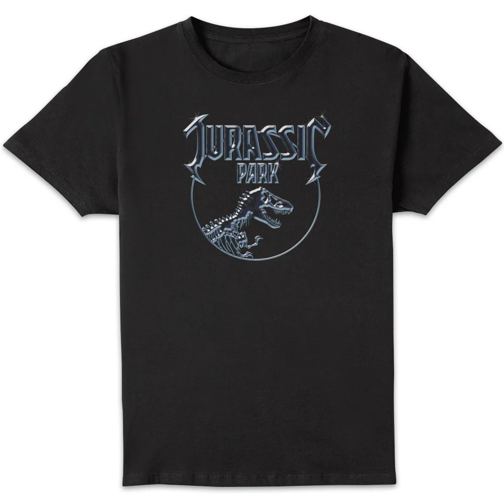 Jurassic Park Logo Metal Men's T-Shirt - Schwarz - S Bild 1