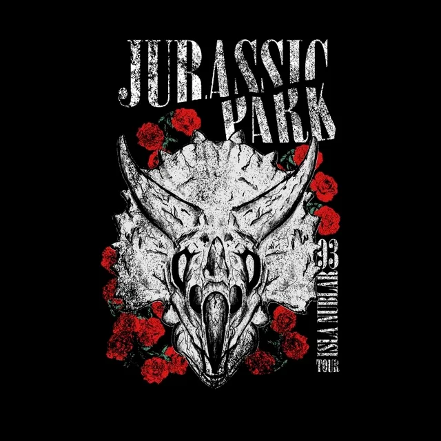 Jurassic Park Isla Nublar 93 Men's T-Shirt - Schwarz