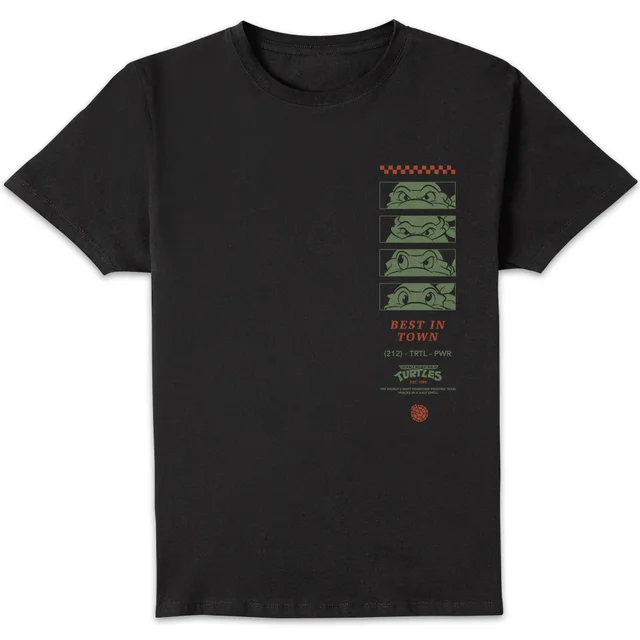 Teenage Mutant Ninja Turtles Fearsome Fighting Team Unisex T-Shirt - Schwarz