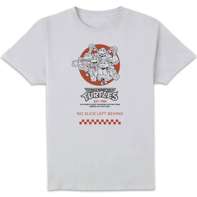 Teenage Mutant Ninja Turtles By The Slice Unisex T-Shirt - Weiß