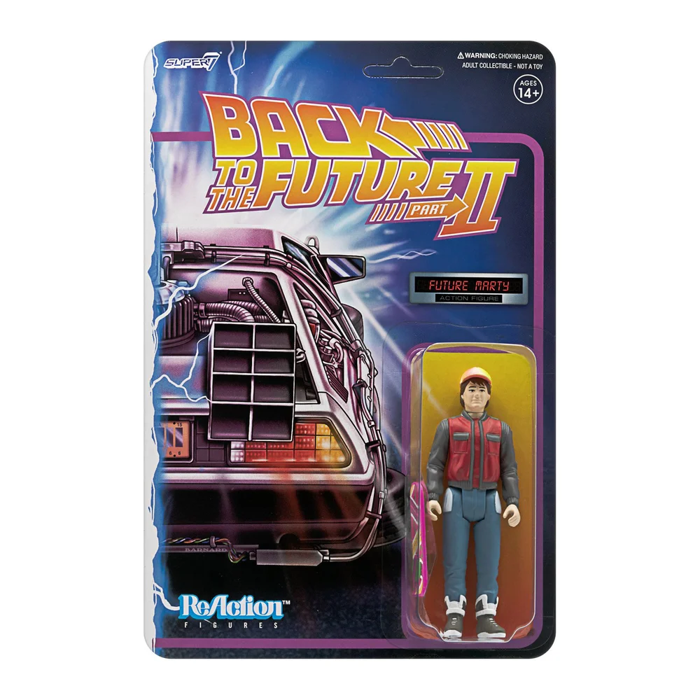 Super7 Zurück in die Zukunft Teil II ReAction-Figur - Future Marty Bild 1