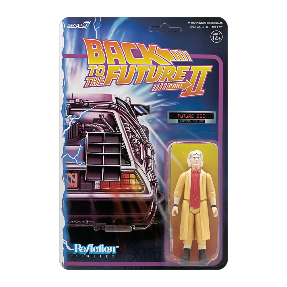 Super7 Zurück in die Zukunft Teil II ReAction-Figur - Future Doc Bild 1