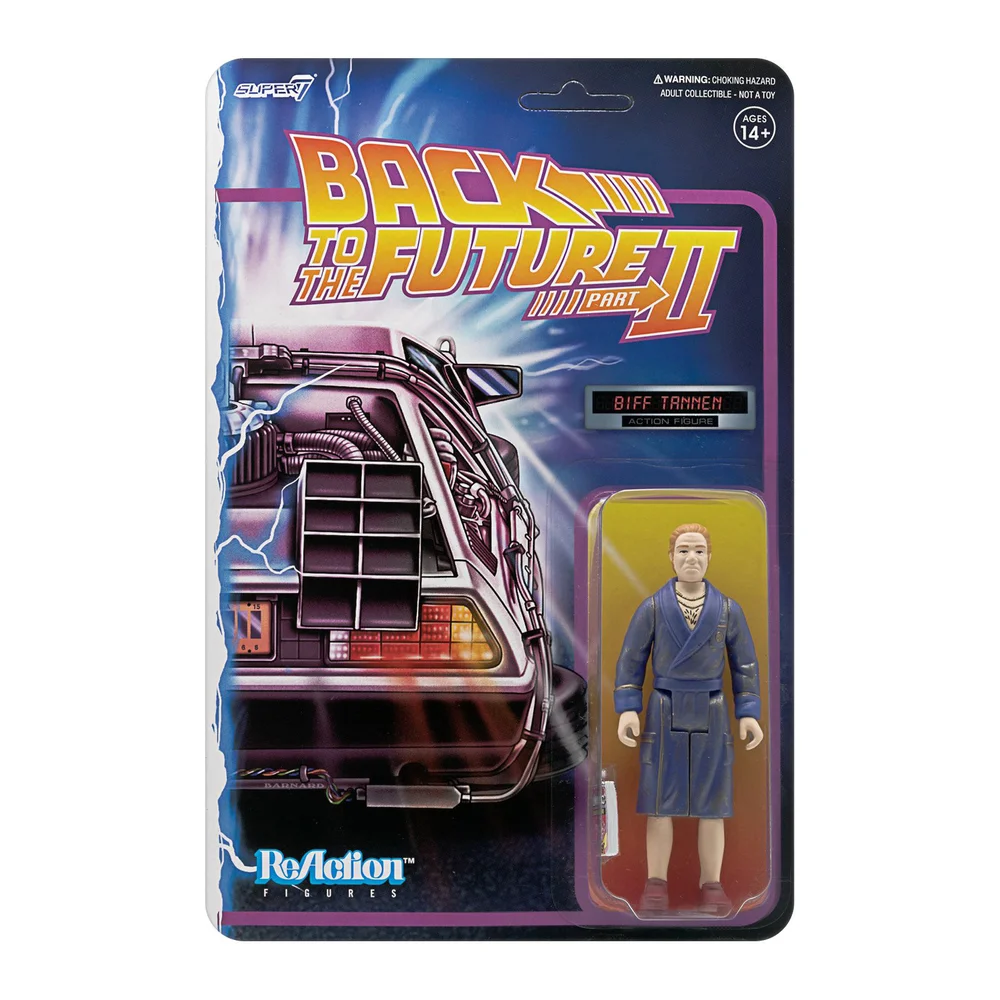 Super7 Zurück in die Zukunft Teil II ReAction-Figur - Biff Tannen (Bademantel) Bild 1