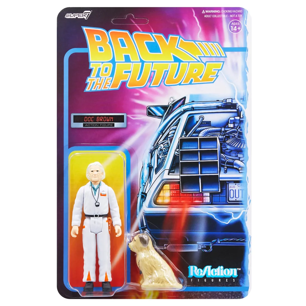 Super7 Zurück in die Zukunft Teil II ReAction-Figur - Fifties Doc Bild 1