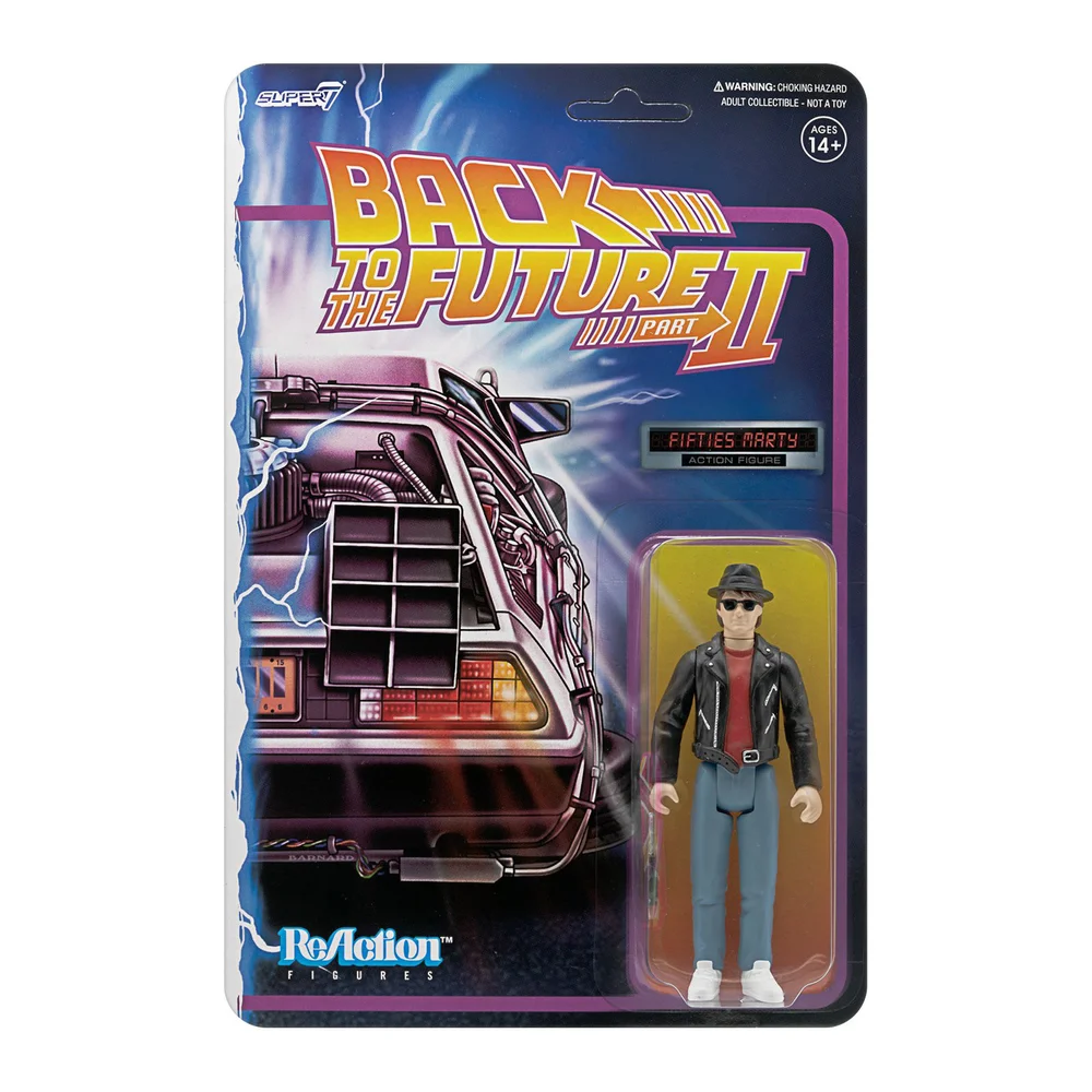 Super7 Zurück in die Zukunft Teil II ReAction-Figur - Fifties Marty Bild 1
