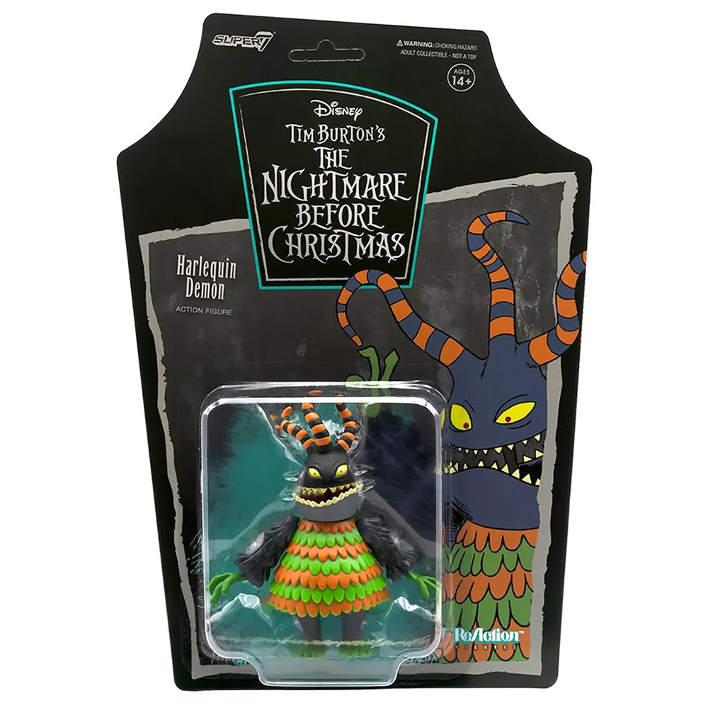 Super7 The Nightmare Before Christmas ReAction Figure - Harlequin Demon Bild 1