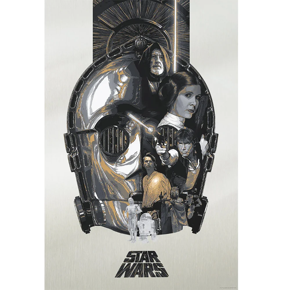 Star Wars: A New Hope 'The Fourth' Lithographie von Devin Schoeffler Bild 1