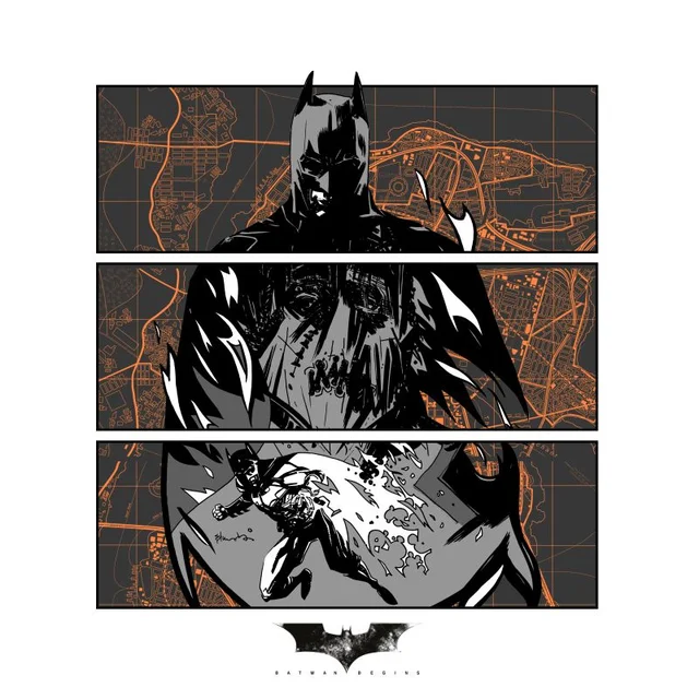 Batman Begins Gotham City Defender Herren T-Shirt - Weiß