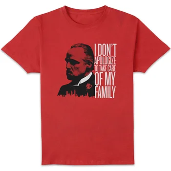 The Godfather I Dont Apologize Herren T-Shirt - Rot