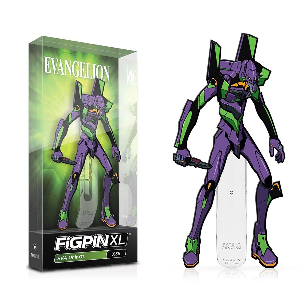 Neon Genesis Evangelion EVA Unit 01 FiGPiN XL Enamel Pin Bild 1