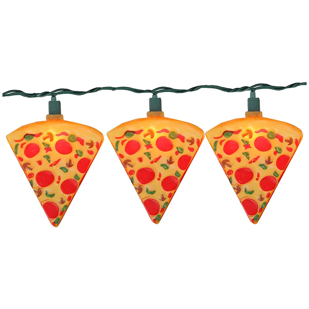 Pizza Slice Decorative Lights Set Bild 1