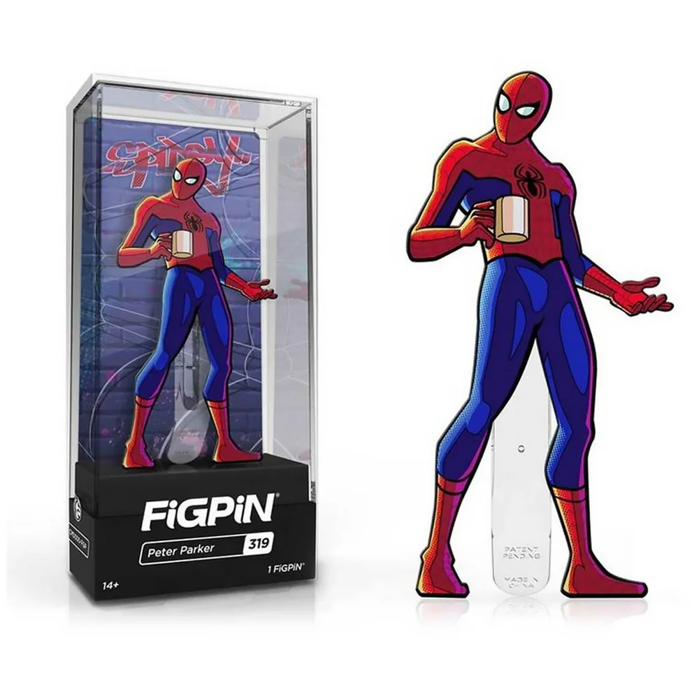 Spider-Man: Spider-Verse Peter Parker FiGPiN Enamel Pin Bild 1