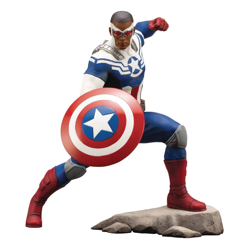 Kotobukiya Marvel Universe Sam Wilson Captain America ARTFX+ Statue Bild 1
