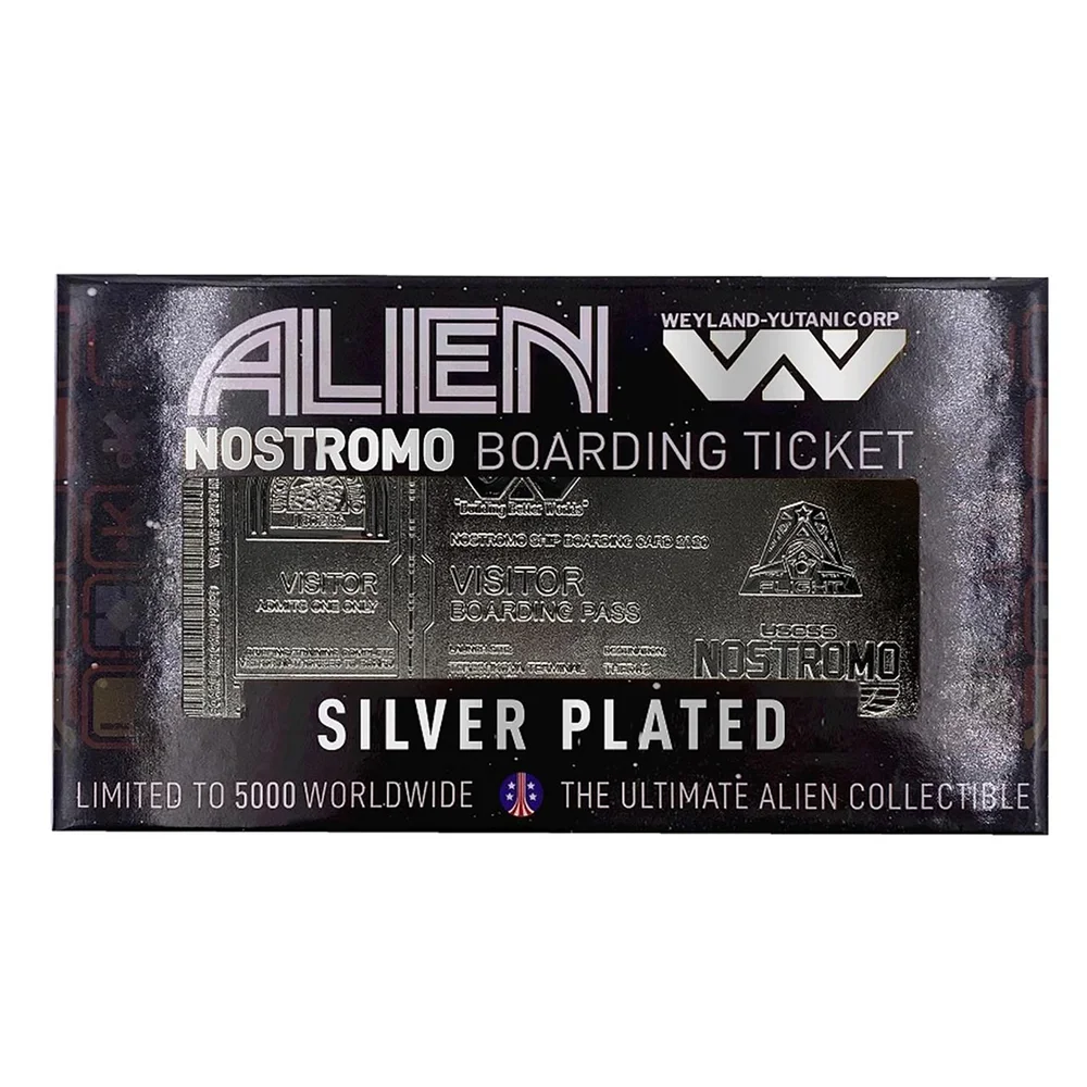 Alien Silver Plated Limited Edition Nostromo Boardkarte Bild 1