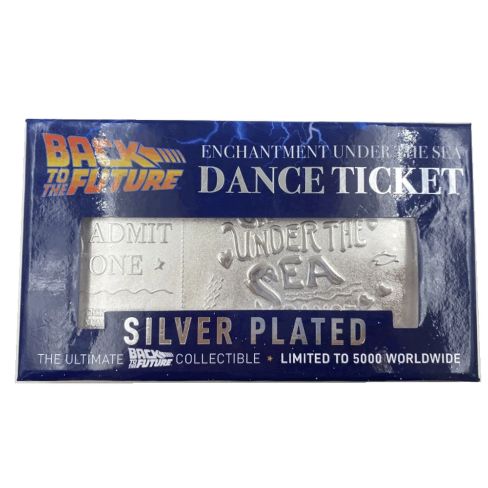 Zurück in die Zukunft Versilberte limitierte Ausgabe Enchantment Under the Sea Dance Ticket Bild 1
