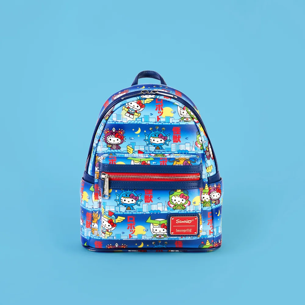 Loungefly SDCC Sanrio Hello Kitty kaiju Mini Backpack - VeryNeko Exclusive Bild 1