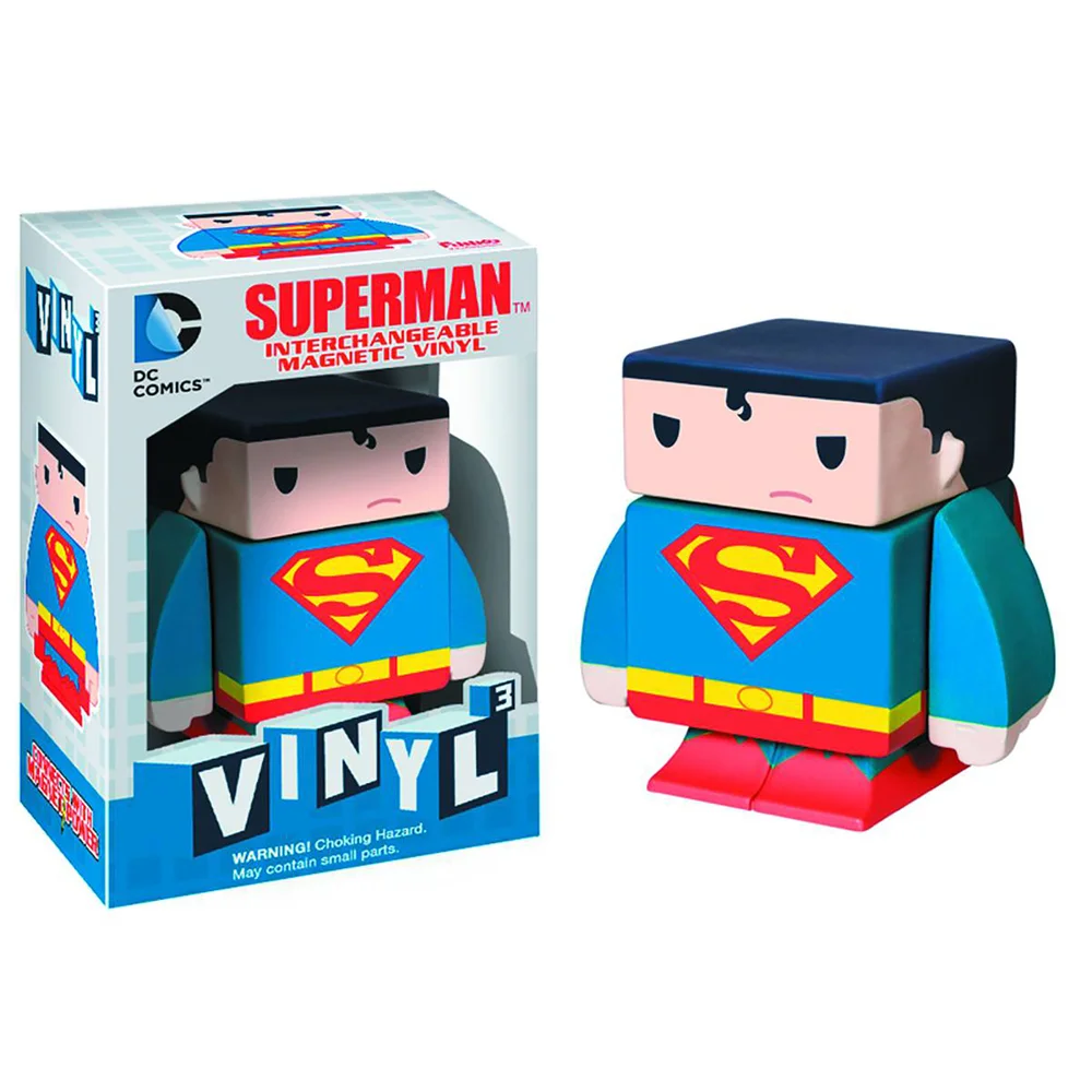 Funko DC Comics Vinyl-Cubed Superman Magnetic Figure Bild 1