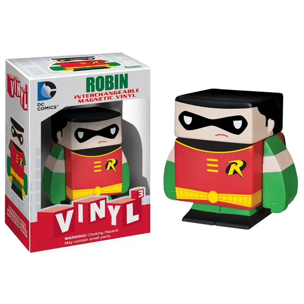 Funko DC Comics Vinyl-Cubed Robin Magnetic Figure Bild 1
