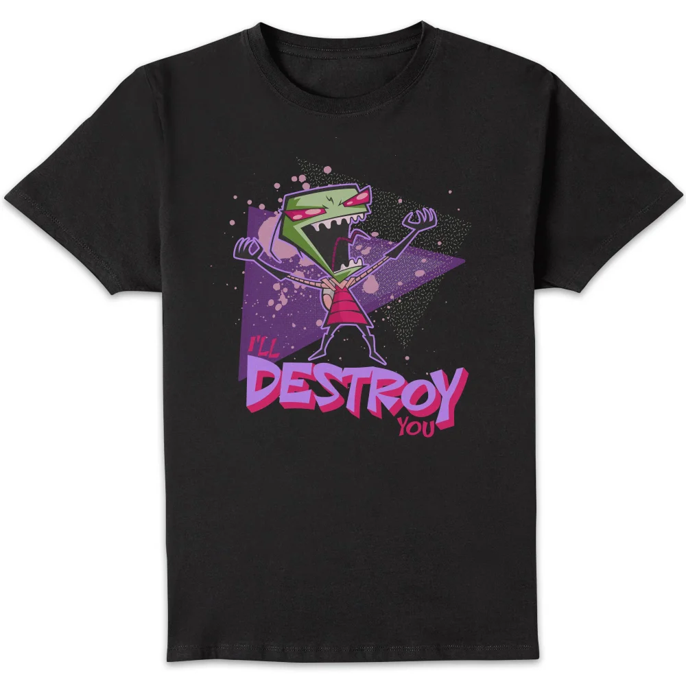 Invader Zim I'll Destroy You Herren T-Shirt - Schwarz - S Bild 1