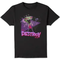 Invader Zim I'll Destroy You Herren T-Shirt - Schwarz