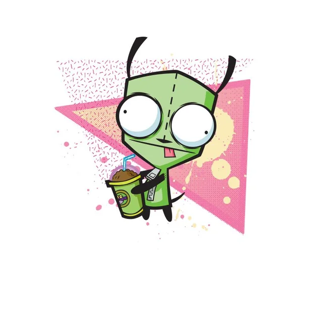 Invader Zim Gir Herren T-Shirt - Weiß