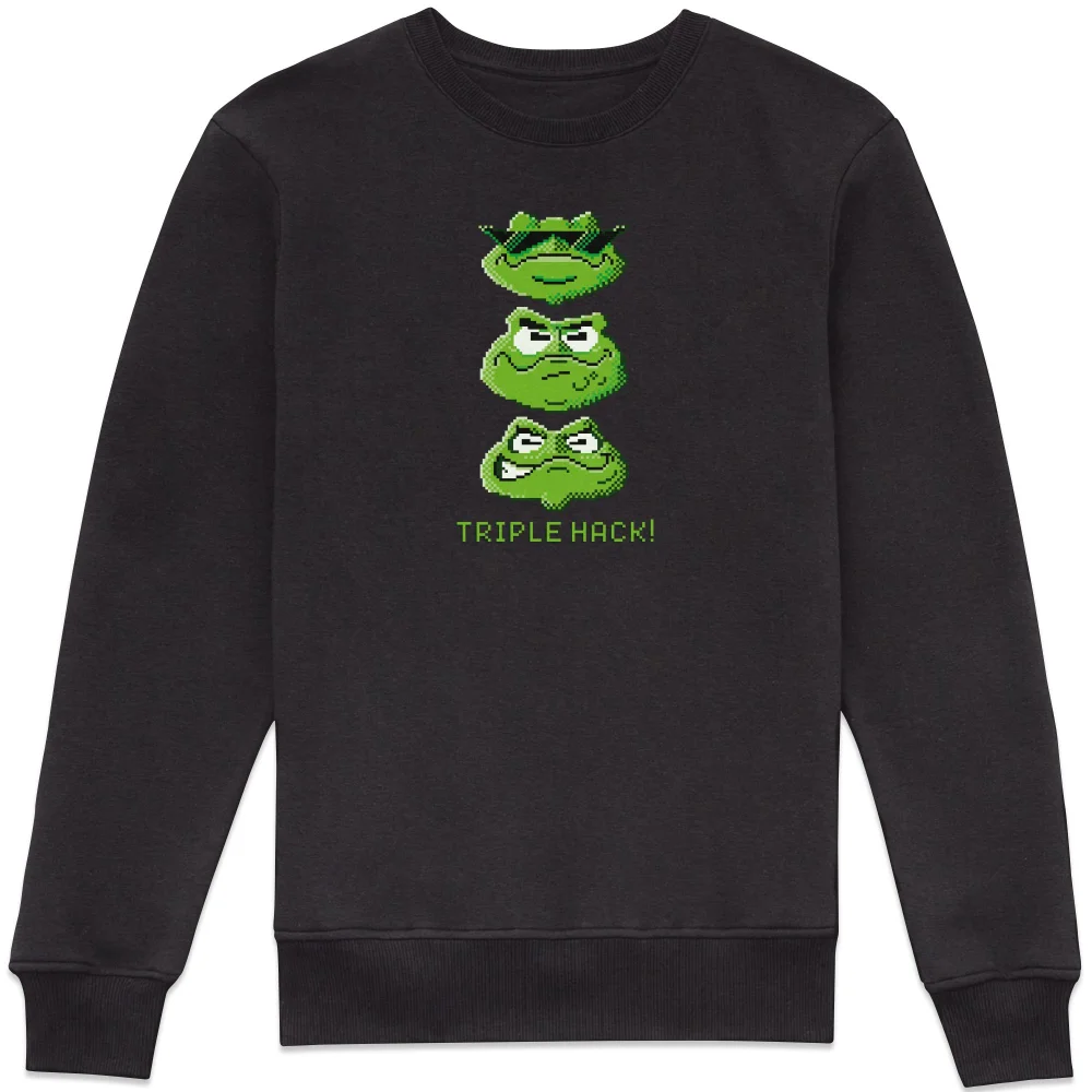 Battletoads Triple Hack! Unisex Sweatshirt - Black - S - Schwarz Bild 1