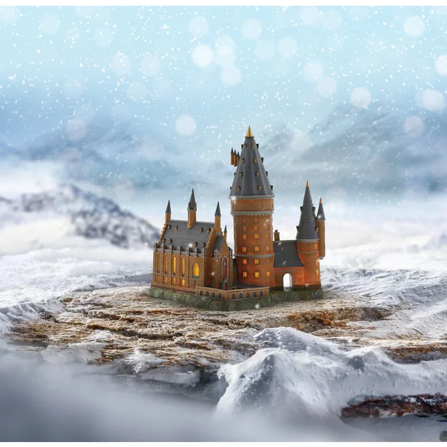 Harry Potter Village Hogwarts Großer Saal und Turm - UK-Stecker