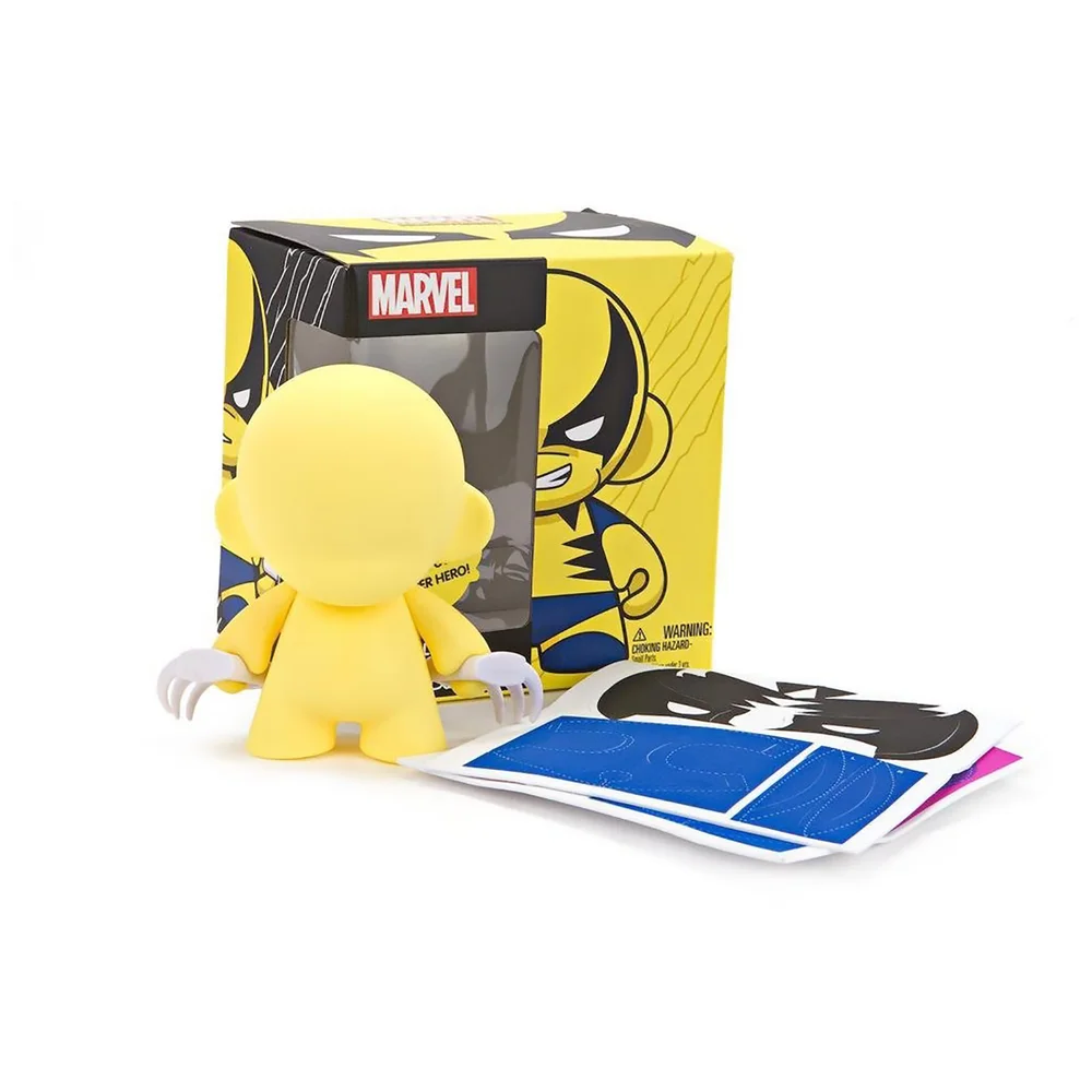 Kidrobot Marvel Mini Munny Wolverine, 10 cm, gelb Bild 1
