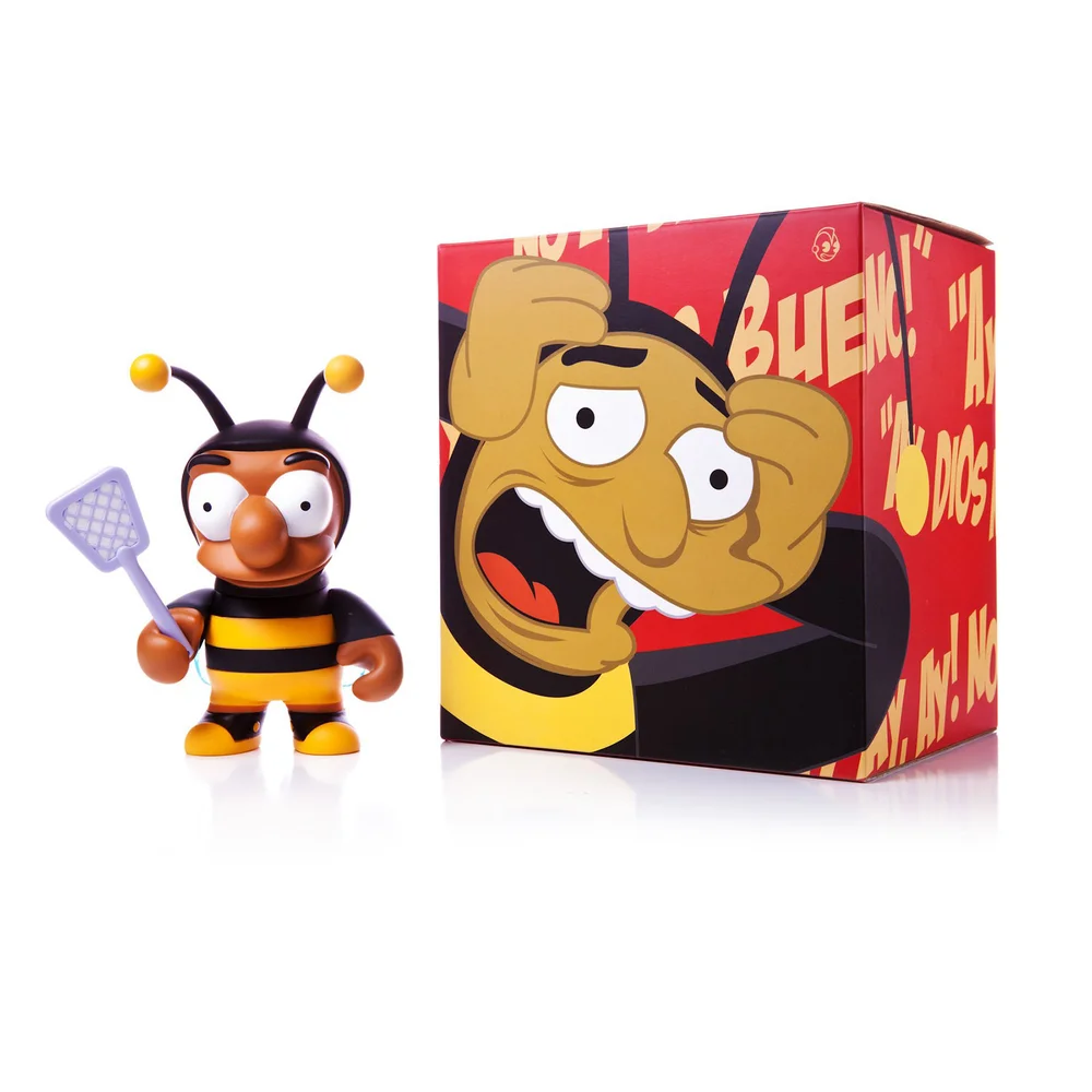 Kidrobot The Simpsons Bumblebee Man 6 Inch Yelow Bild 1