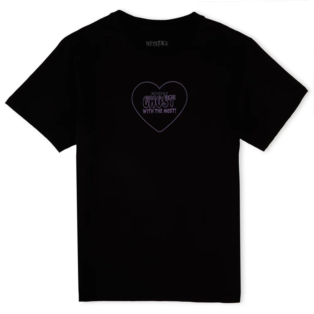 Beetlejuice Ghost With The Most Unisex T-Shirt - Black - S - Schwarz Bild 1