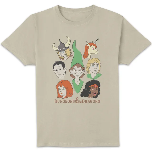 Dungeons & Dragons D&D Cartoon The Party Unisex T-Shirt - Weiß Vintage Wash