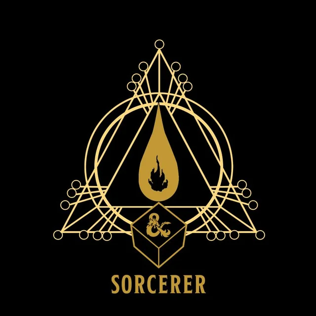 Dungeons & Dragons Sorcerer Herren T-Shirt - Schwarz