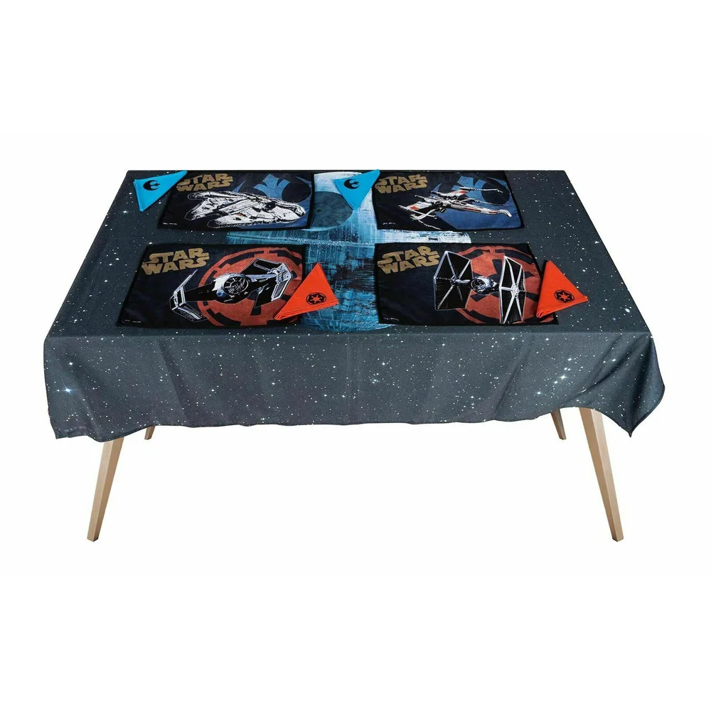 Death Star Star Wars Tischset aus Stoff (4 Platzdeckchen und 4 Servietten) Bild 1