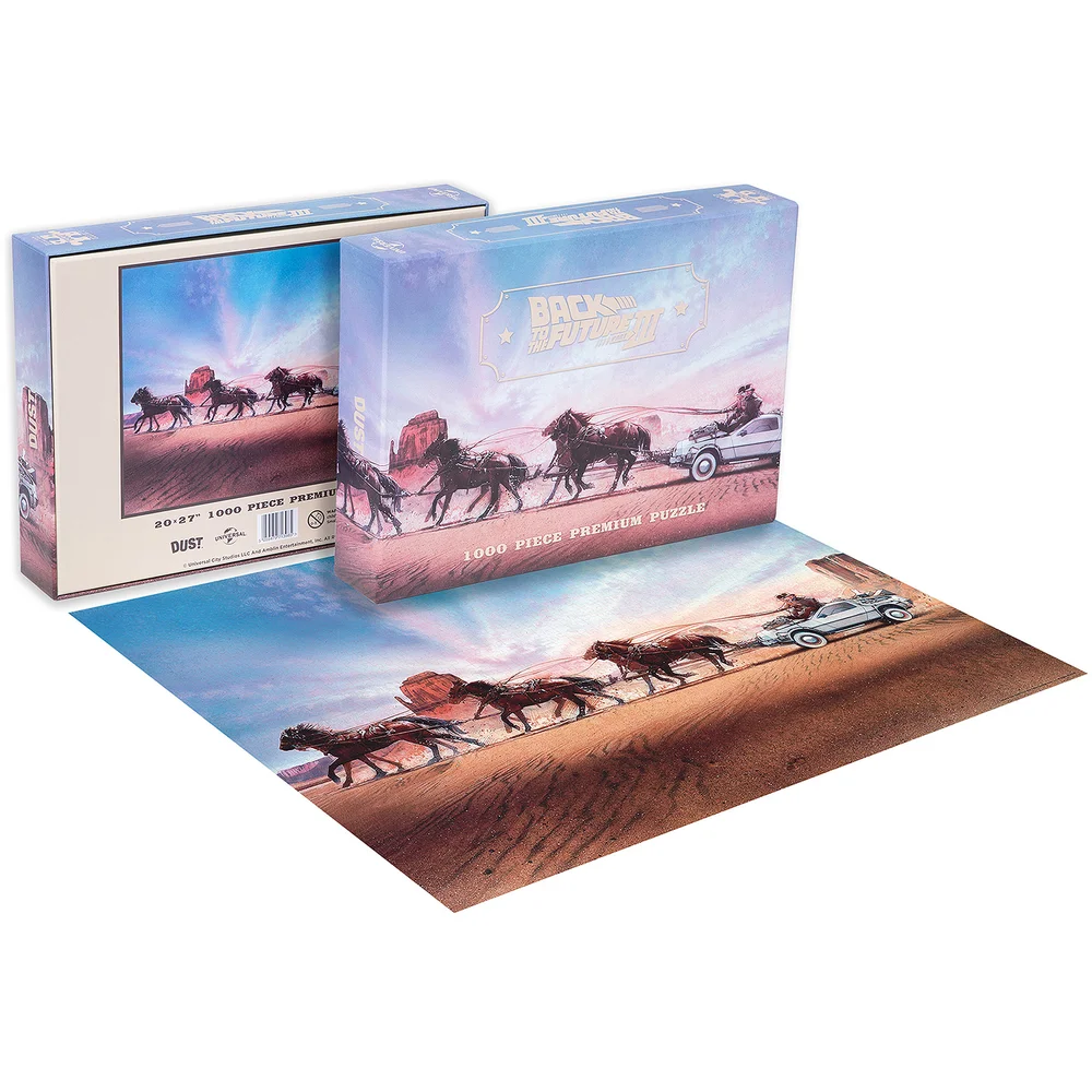 Back To The Future 3 Adventure Through Time 1000pc Puzzle - Zavvi Exclusive Bild 1