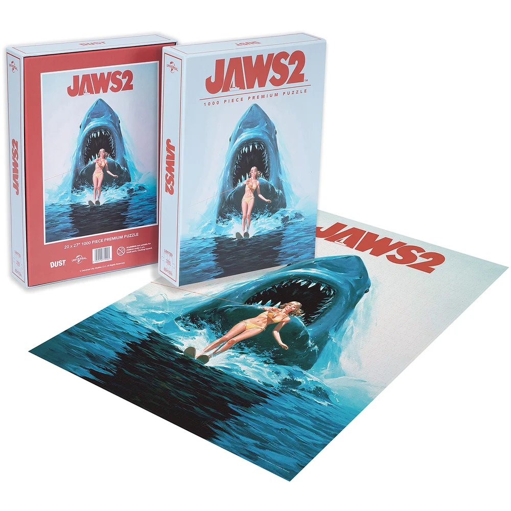 Jaws 2 Classic Movie Poster 1000pc Puzzle - Zavvi Exclusive Bild 1