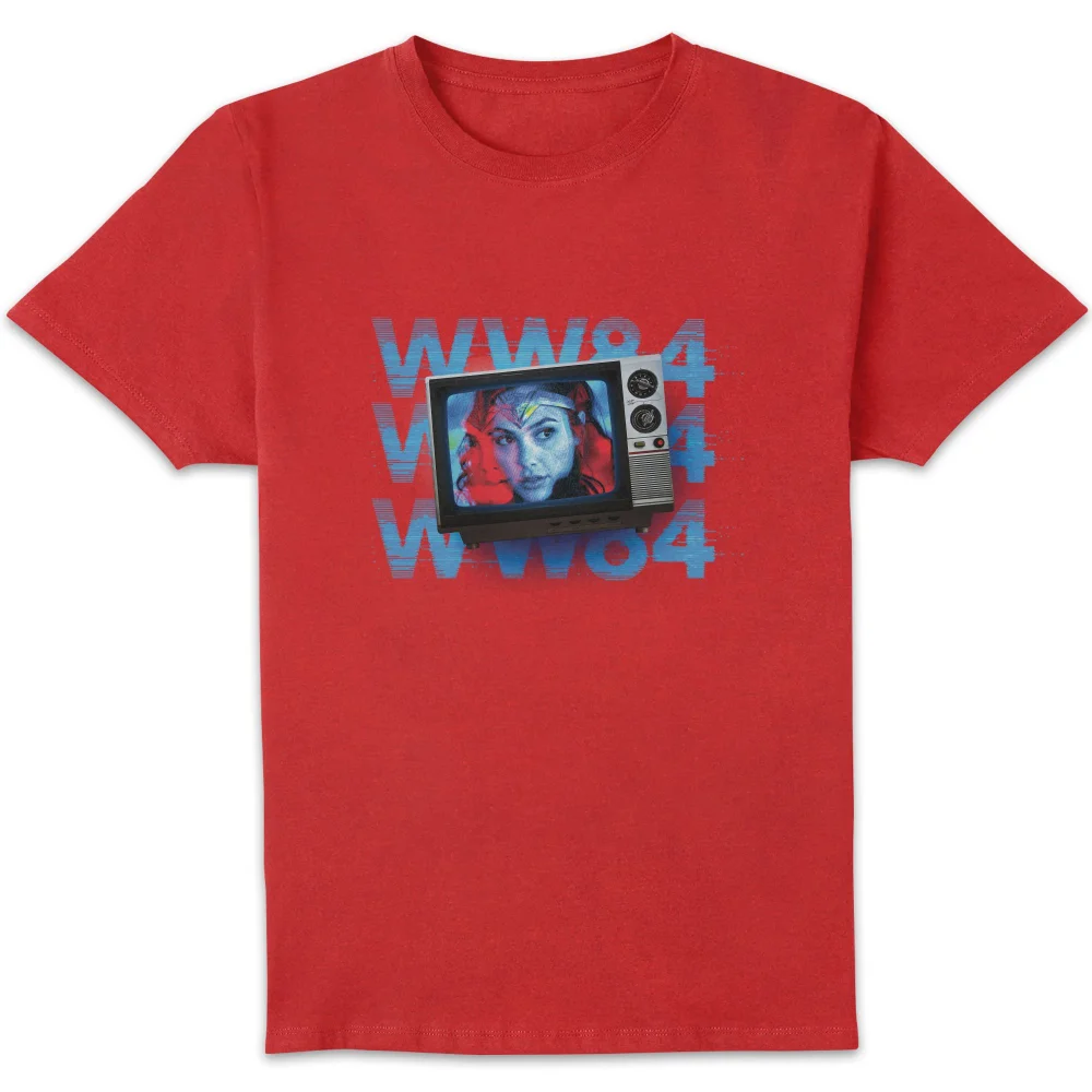 Wonder Woman WW84 Retro TV Herren T-Shirt - Rot - S Bild 1