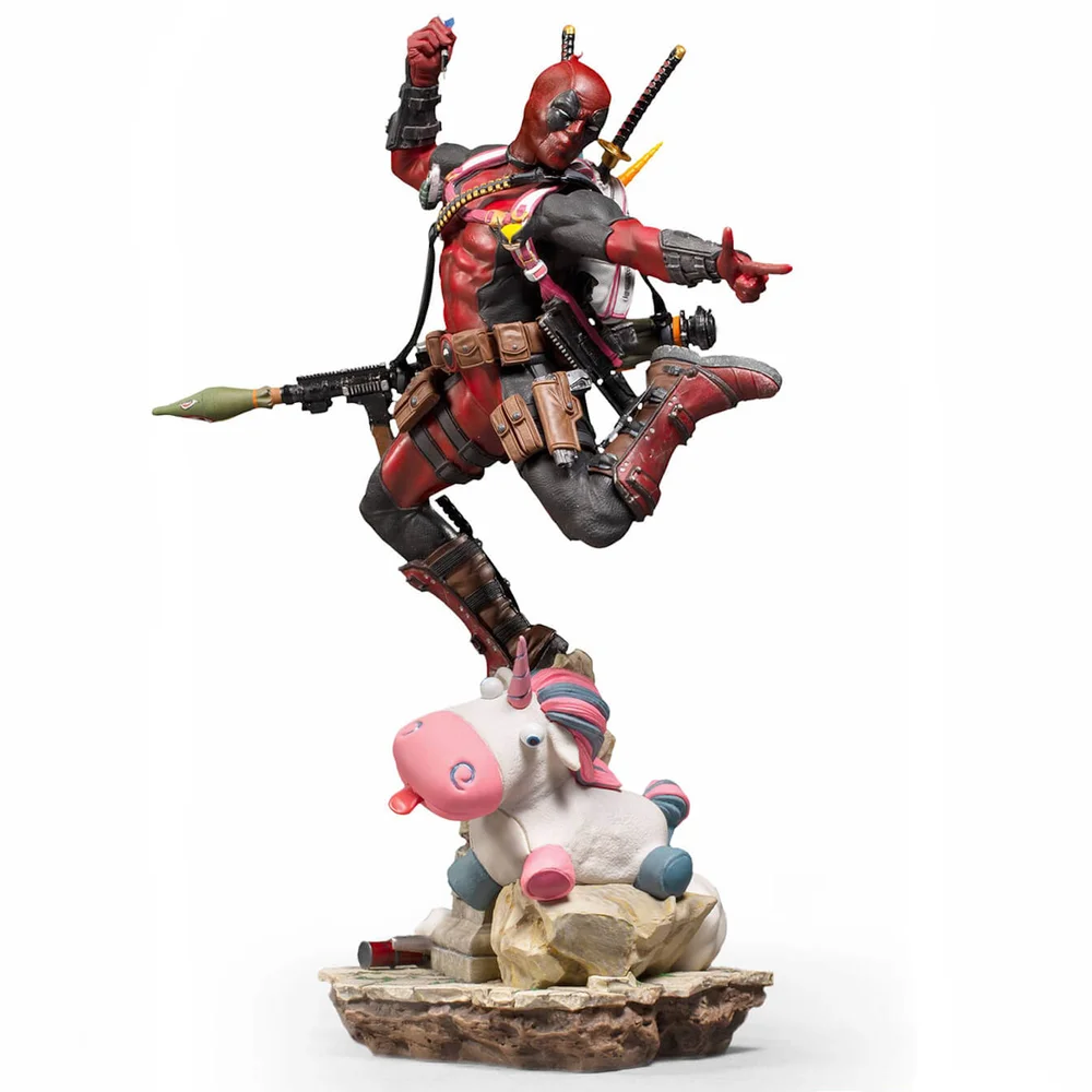 Iron Studios Marvel Comics Deluxe BDS Art Figur im Maßstab 1:10 Deadpool 24 cm Bild 1