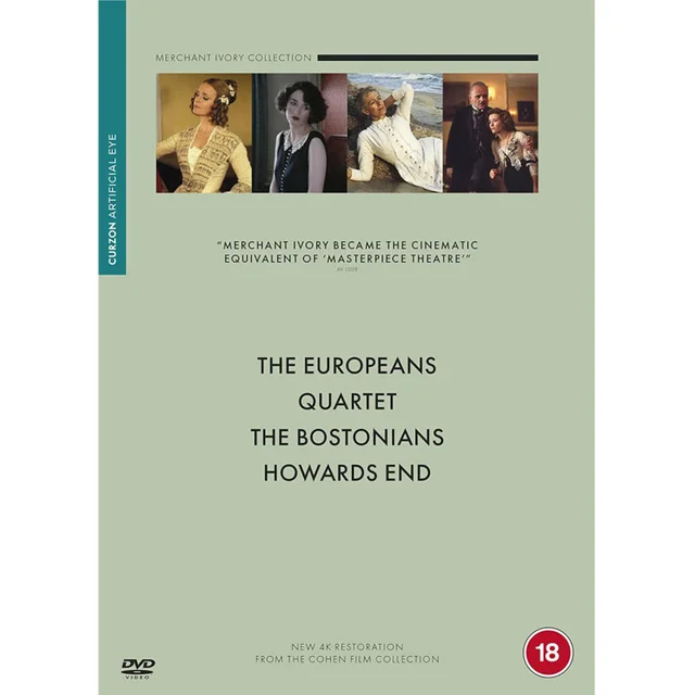 Merchant Ivory Box-Set (Quartett / Wiedersehen in Howards End / Die Damen aus Boston / Die Europäer)