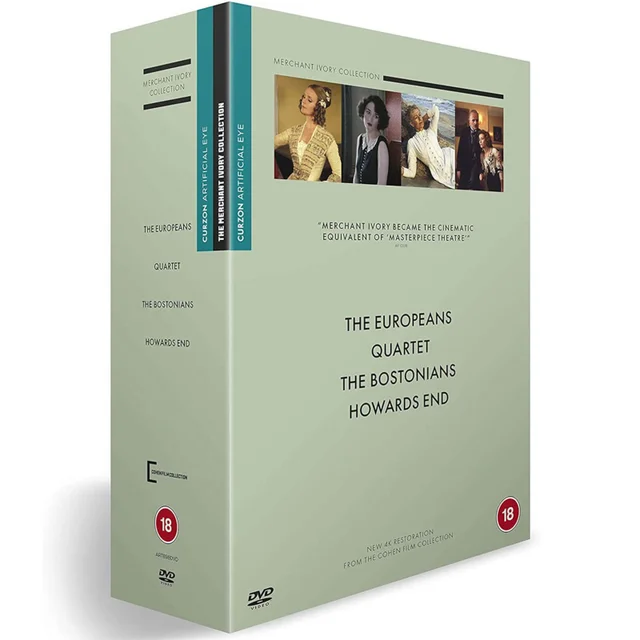 Merchant Ivory Box-Set (Quartett / Wiedersehen in Howards End / Die Damen aus Boston / Die Europäer)
