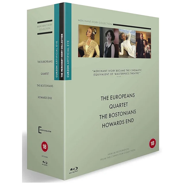 Merchant Ivory Box-Set (Quartett / Wiedersehen in Howards End / Die Damen aus Boston / Die Europäer)
