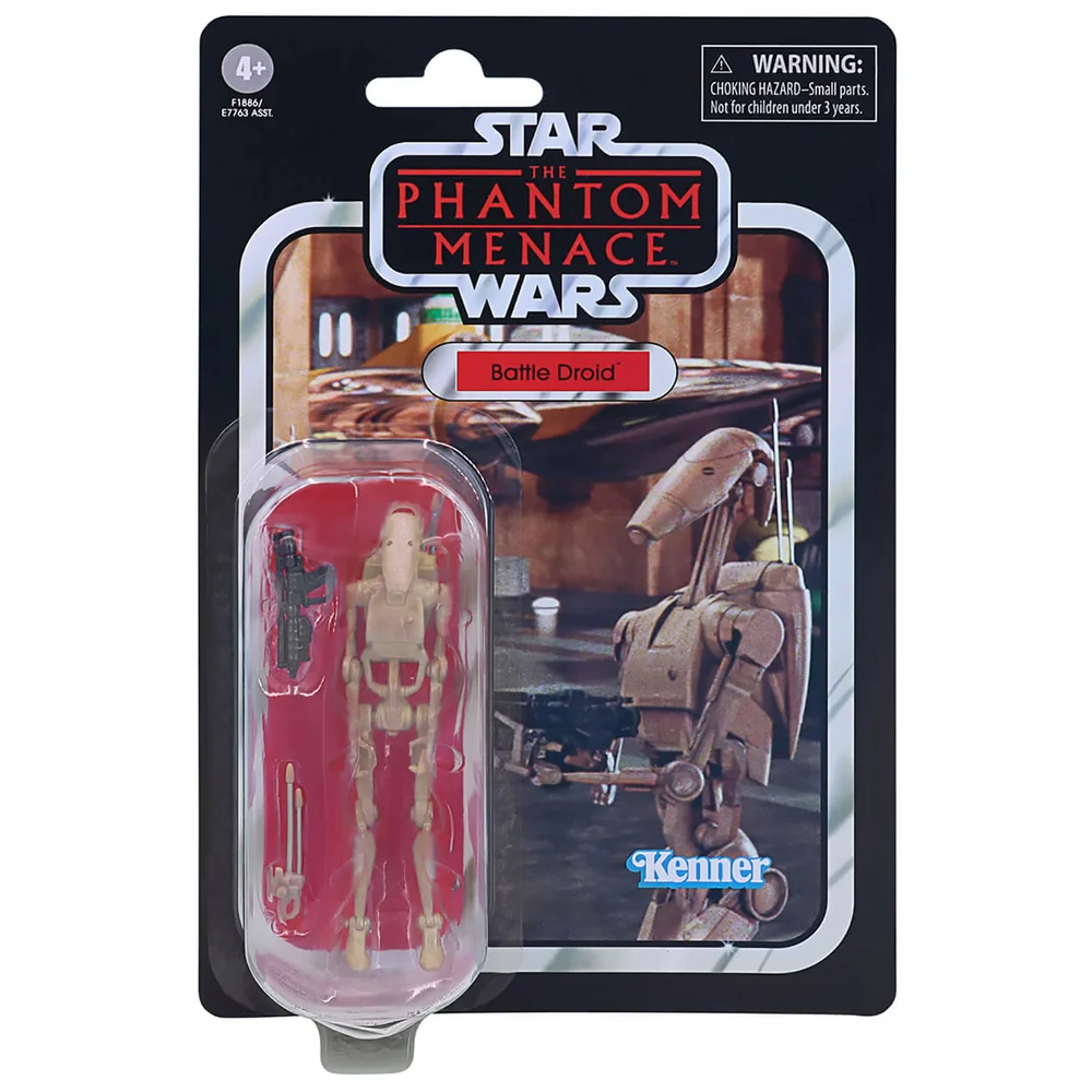Hasbro Star Wars The Vintage Collection Battle Droid Star Wars: The Phantom Menace Figur, 9,5 cm Bild 1