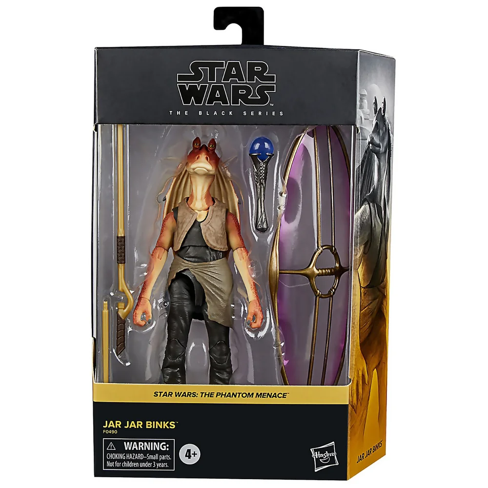 Hasbro Star Wars The Black Series Jar Jar Binks Star Wars: The Phantom Menace Deluxe-Actionfigur zum Sammeln, 15 cm Bild 1