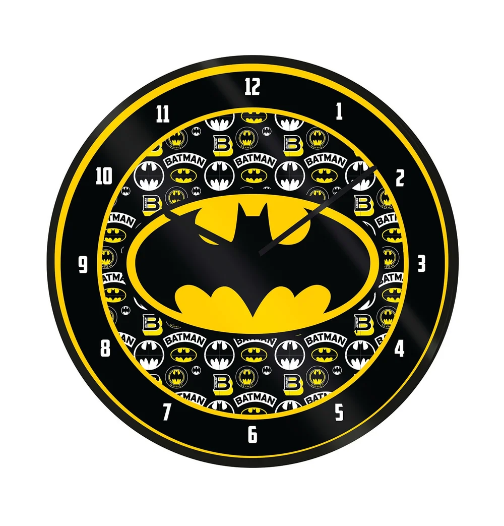 Uhr mit Batman-Logo, 25,5 cm Bild 1
