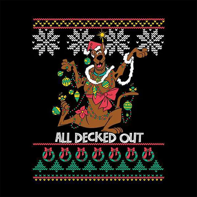 Scooby Doo All Decked Out Sweatshirt - Black