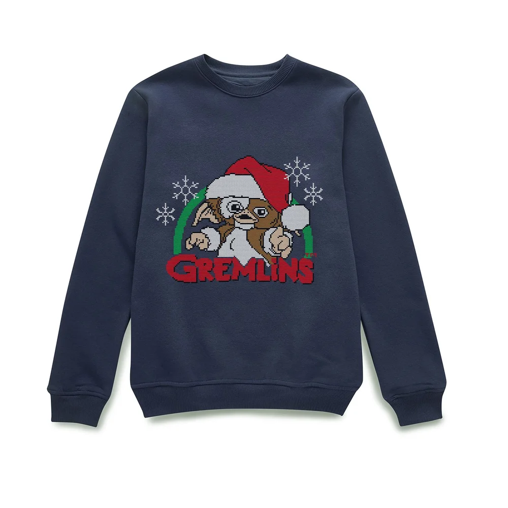 Gremlins Another Reason To Hate Weihnachtspullover – Navy - S Bild 1