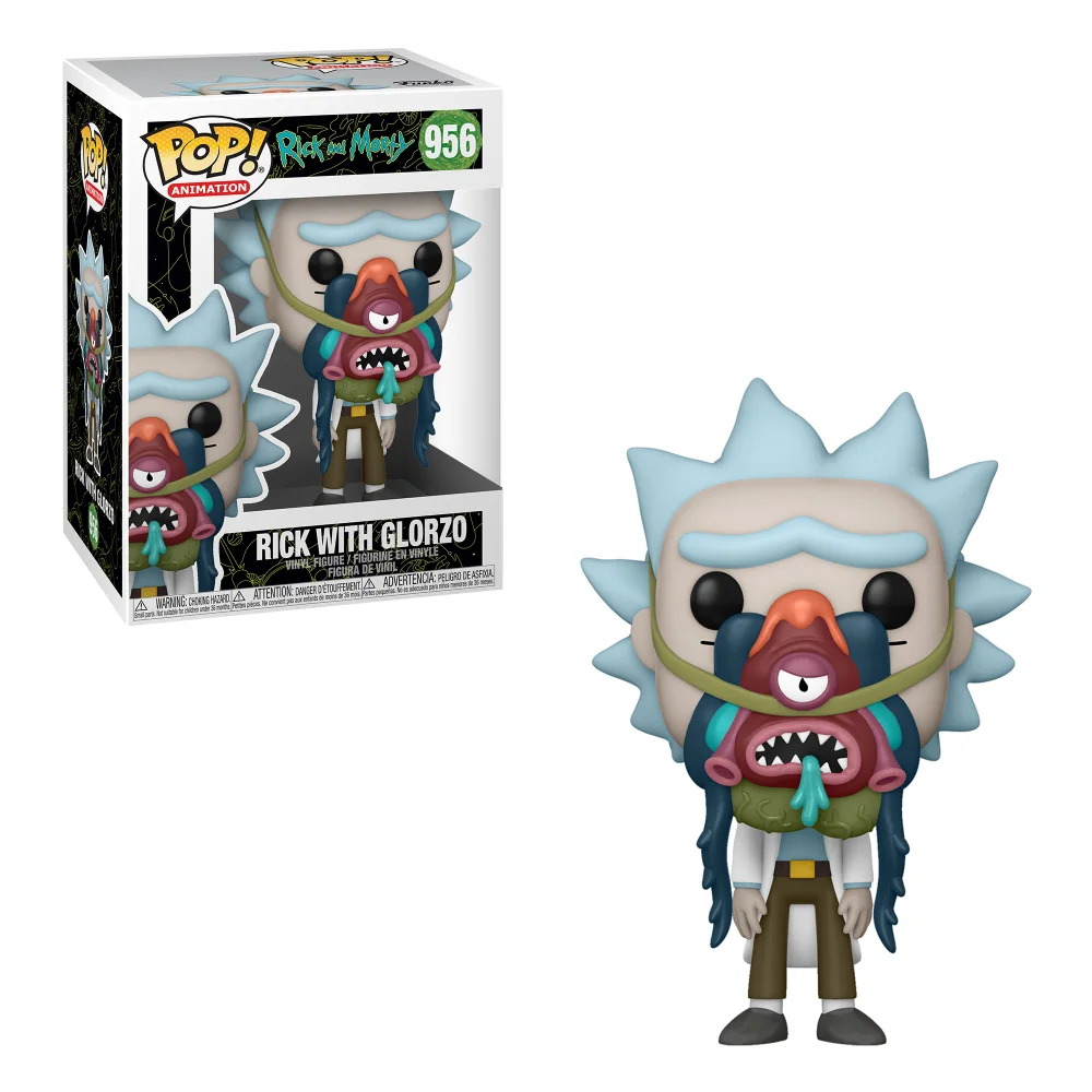 Rick and Morty Rick with Glorzo Pop! Vinylfigur Bild 1