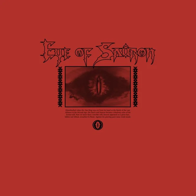 Herr der Ringe Eye Of Sauron Herren T-Shirt - Rot