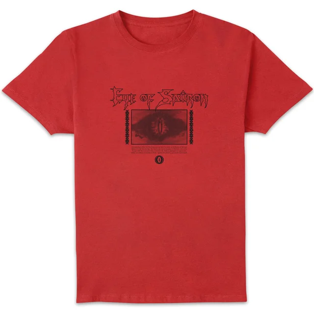 Herr der Ringe Eye Of Sauron Herren T-Shirt - Rot