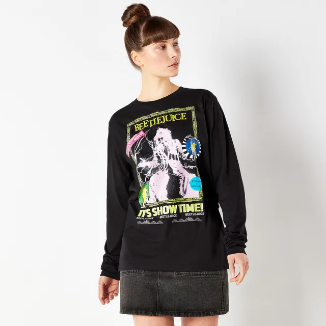 Beetlejuice Retro Cover Herren T-Shirt - Schwarz